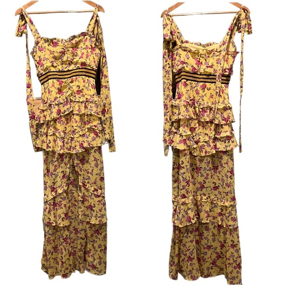 Maison Silk Floral Maxi Dress by For Love and Lemons - Picture 14 of 16